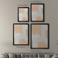 Neutral Winding Paths II - Modern Framed Canvas Print