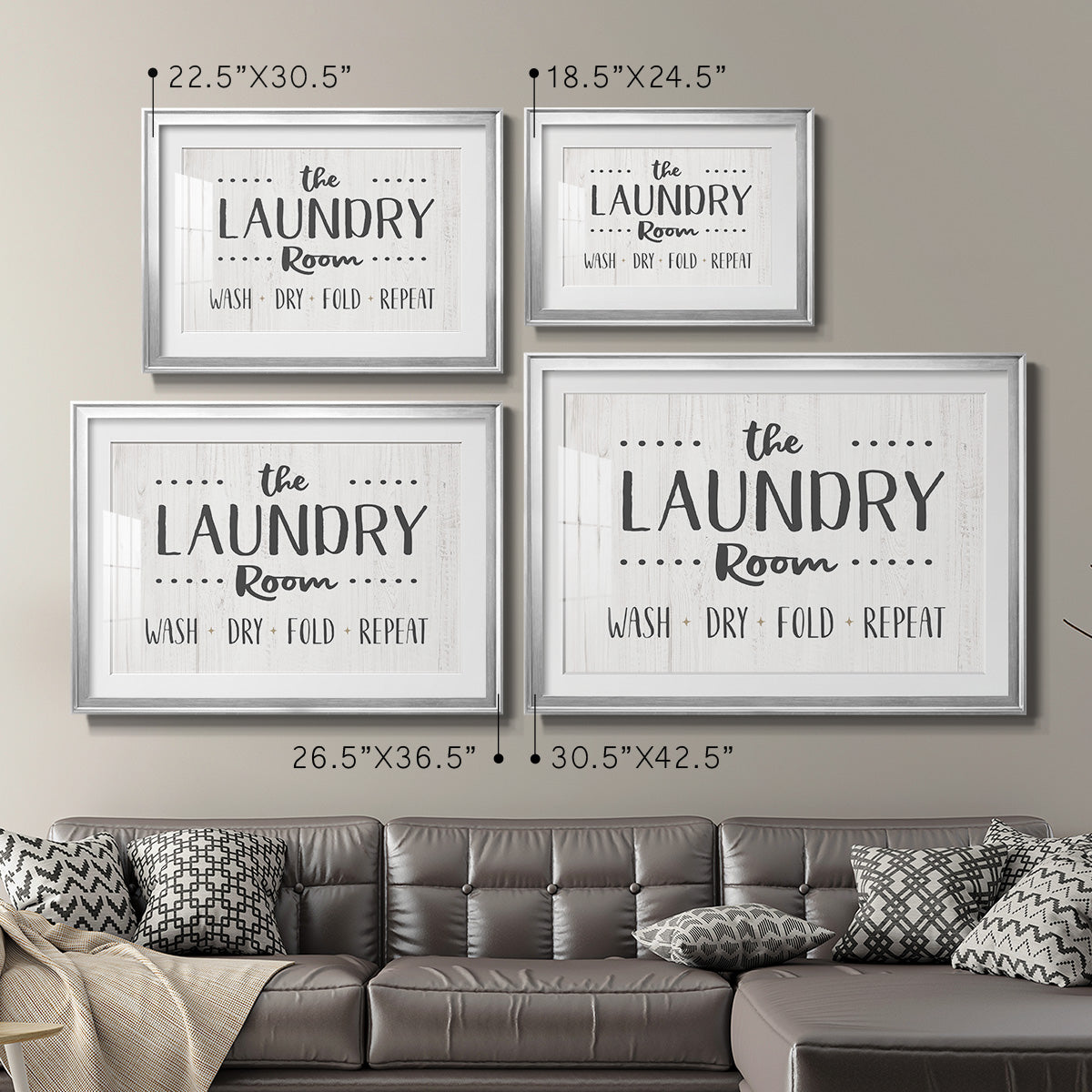 The Laundry Room - Modern Framed Art Print