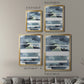 Blue Memories I - Modern Framed Canvas Print