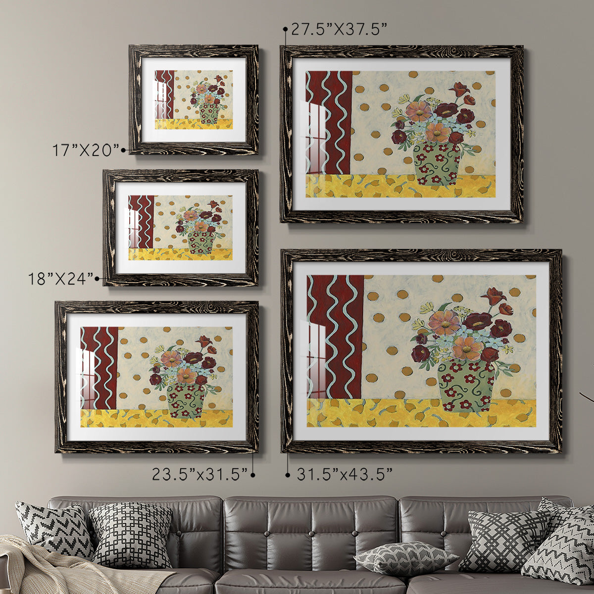 Flowerscape II-Premium Framed Print - Ready to Hang