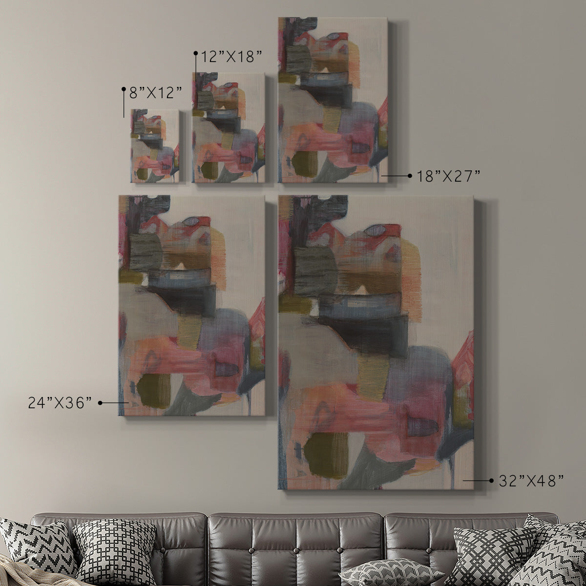 Geranium & Ginger Premium Gallery Wrapped Canvas - Ready to Hang