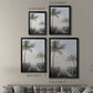 Palm Walk - Modern Framed Canvas Print