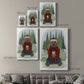 Lumberjack Bear Latte - Canvas Art Print