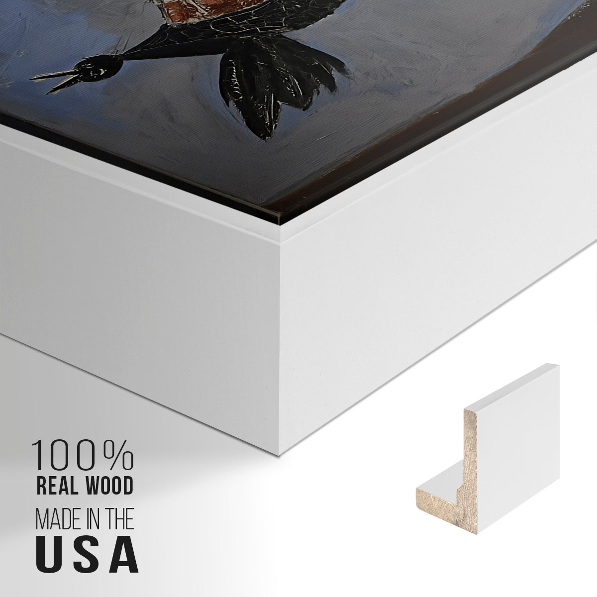 Cat Catching a Bird, 1939 - Floater Framed Canvas Print