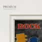 Rock and Roll Premium Framed Print Double Matboard