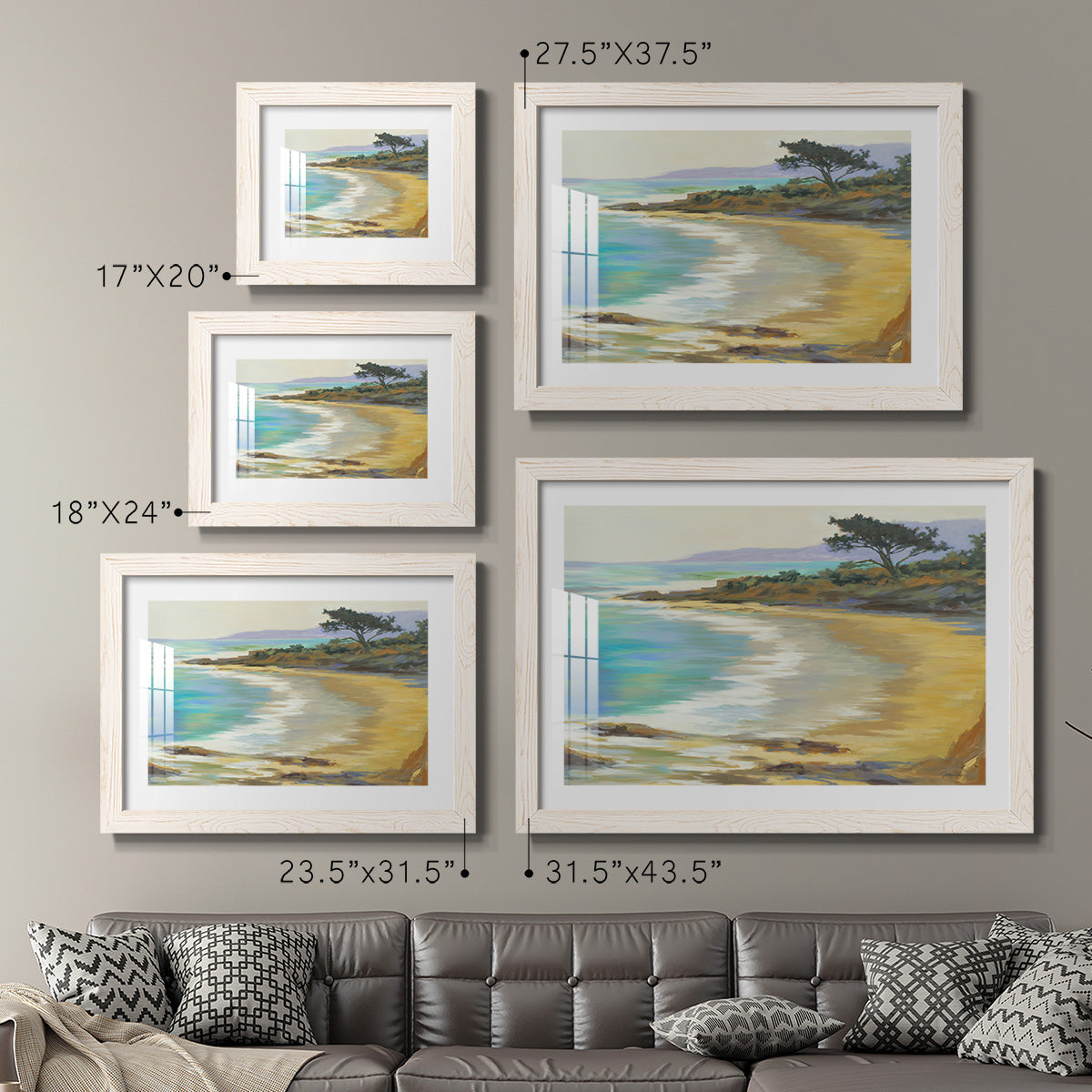 Rocky Point - Barnwood Framed Art Print