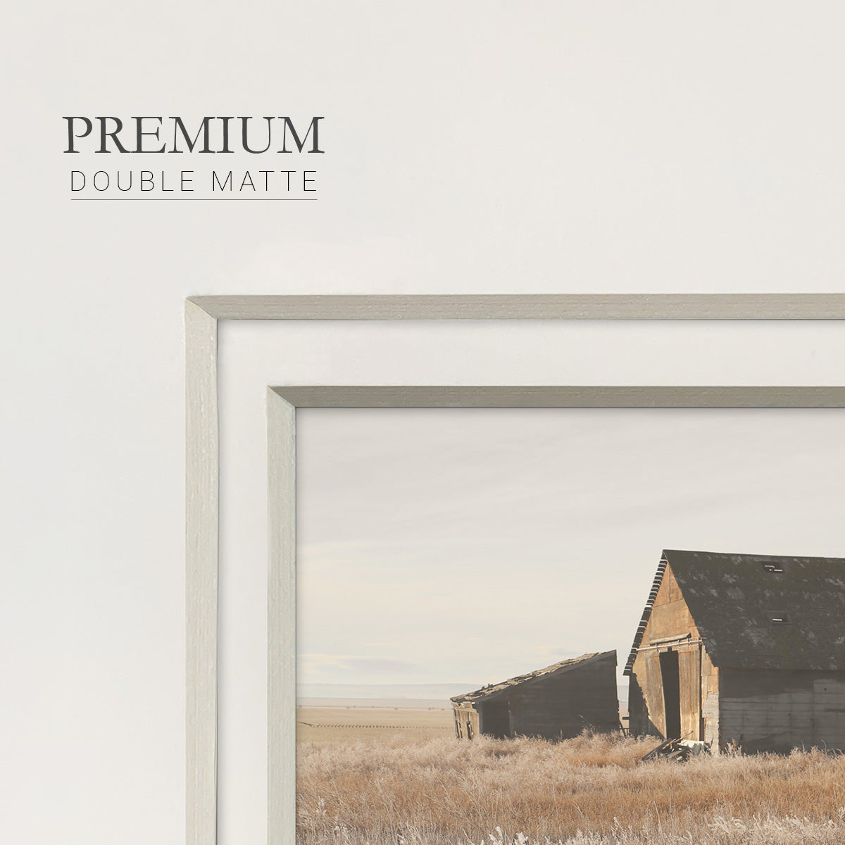 The Old Farm Premium Framed Print Double Matboard