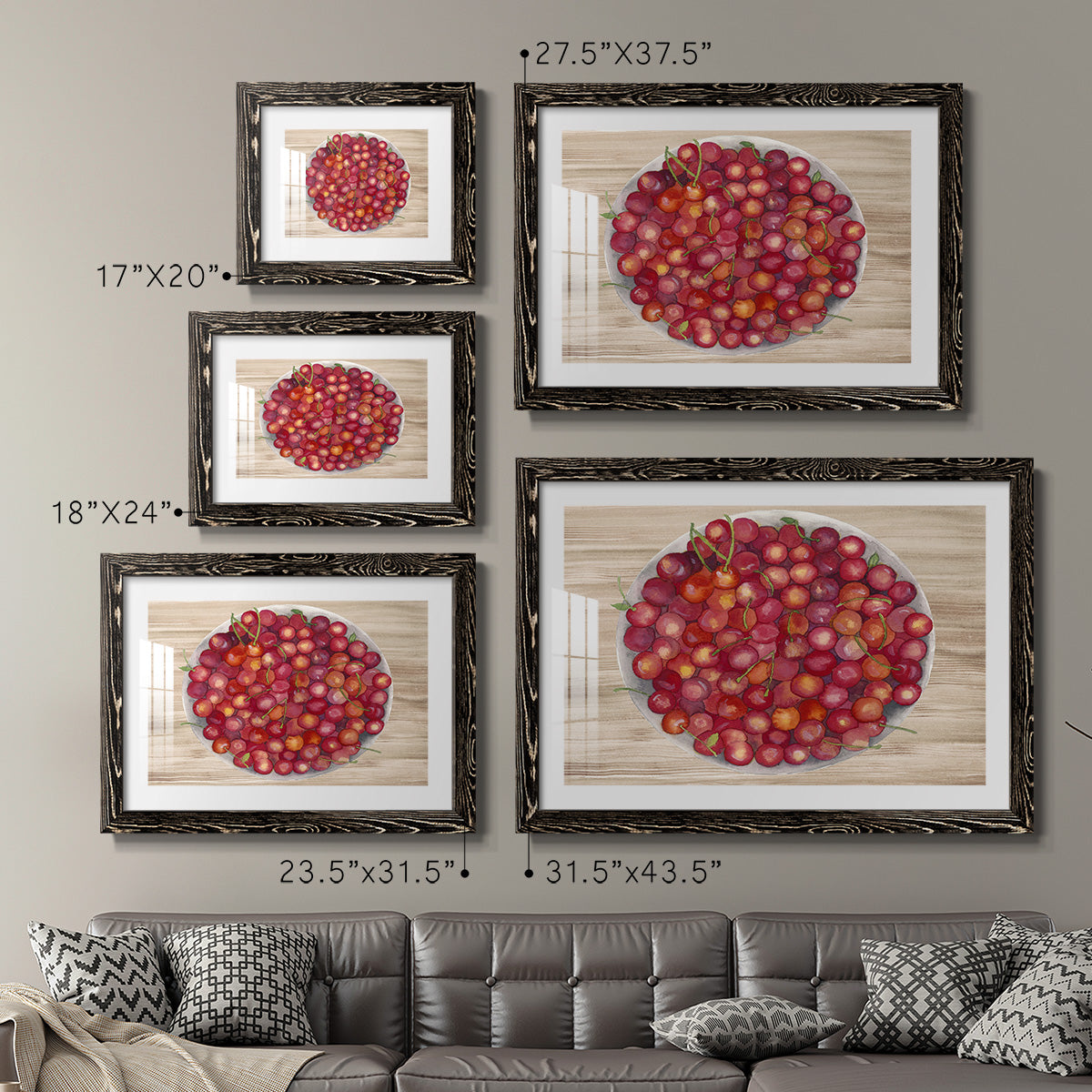 Bowls of Fruit IV-Premium Framed Print - Ready to Hang