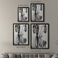 Grey Scribbles II - Modern Framed Canvas Print