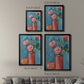 Rosa Blooms II - Modern Framed Canvas Print