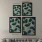 Monochrome Limes - Modern Framed Canvas Print