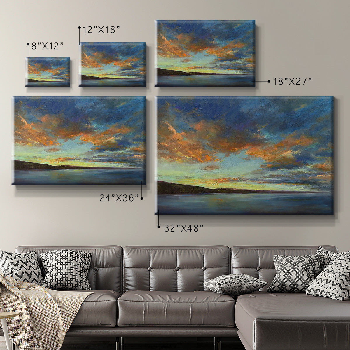 Coastal Views IV Premium Gallery Wrapped Canvas - Ready to Hang