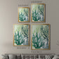 Textured Coral I - Modern Framed Canvas Print