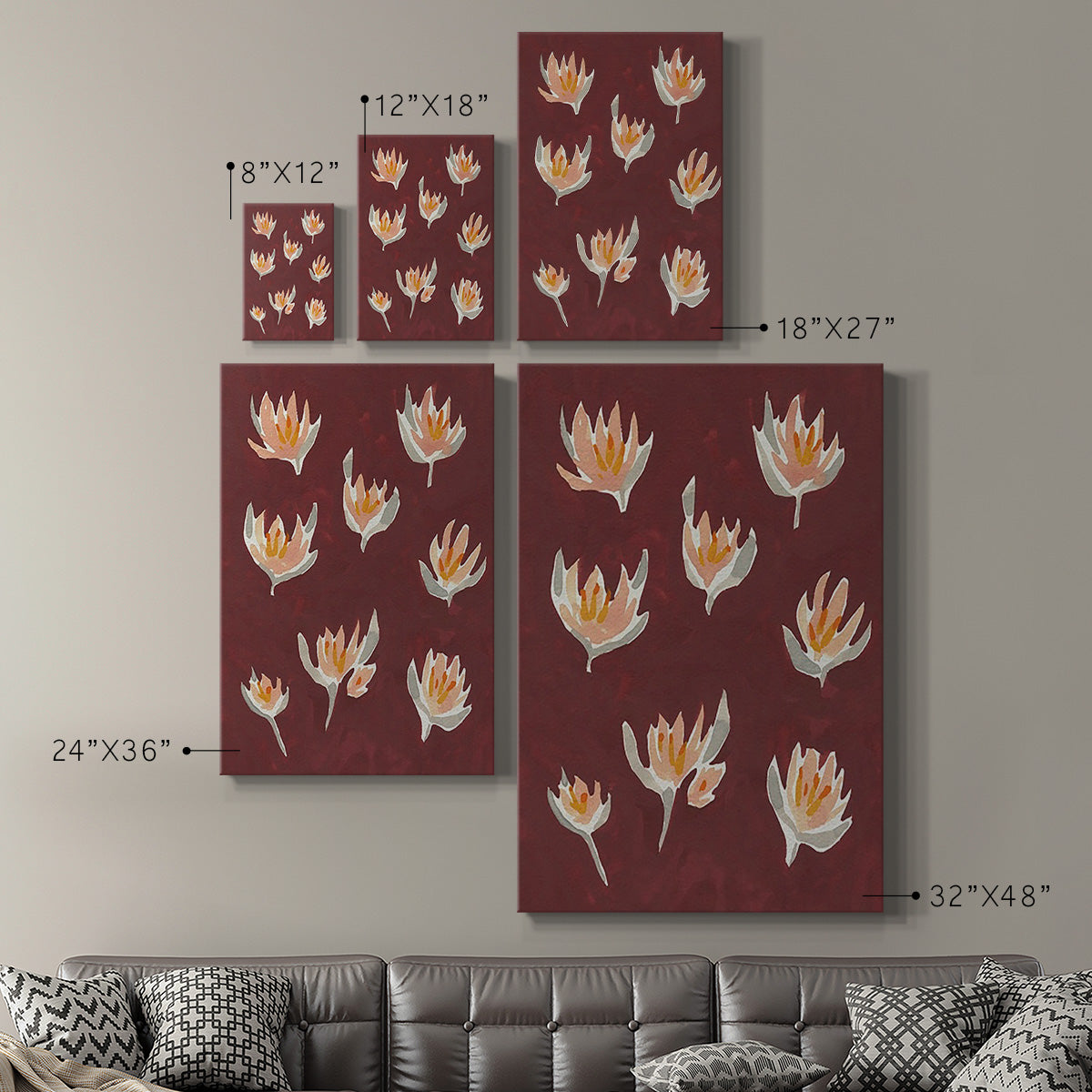 Pink Potpourri II - Canvas Art Print