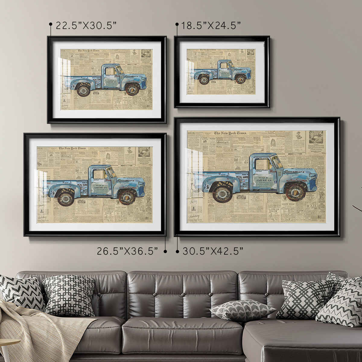 George’s ’53 Ford Premium Framed Print - Ready to Hang