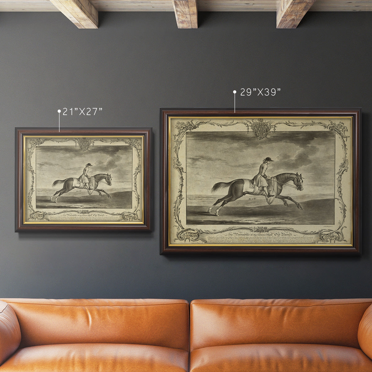 Distinguished Horses I Premium Framed Canvas- Ready to Hang