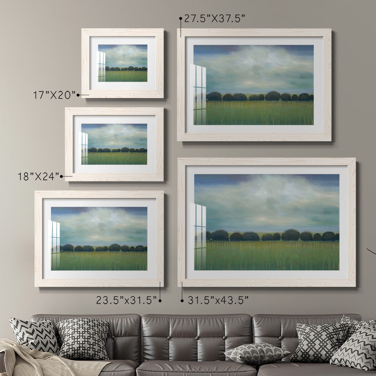 Greener Pastures - Barnwood Framed Art Print