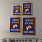 Gamer at Play III - Modern Framed Canvas Print