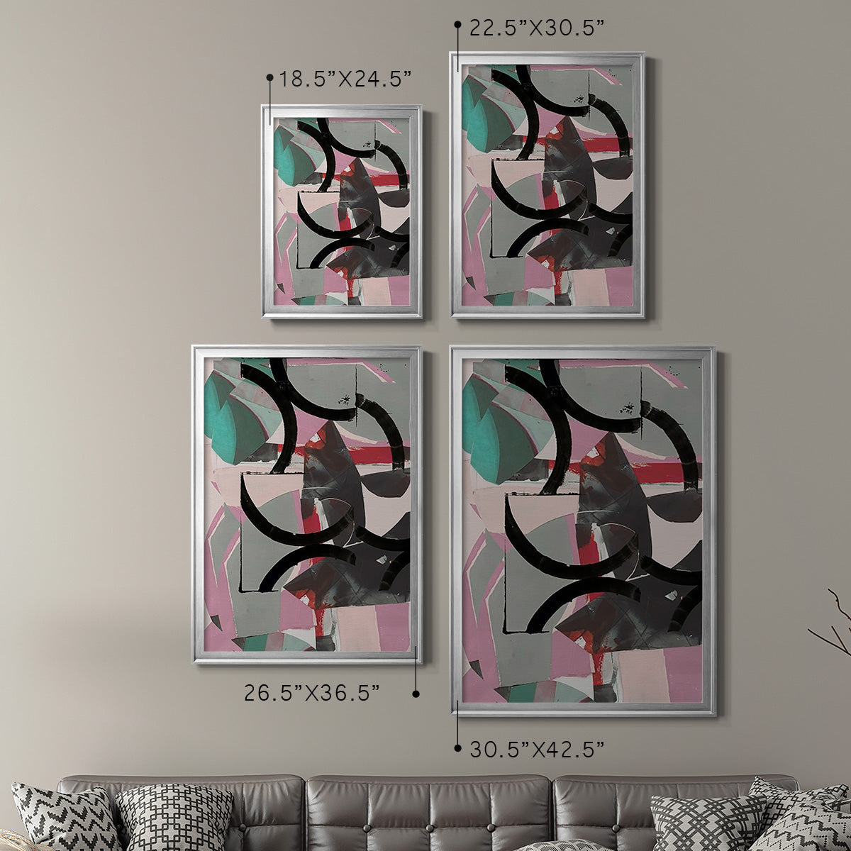 Cartissi Space I - Modern Framed Canvas Print