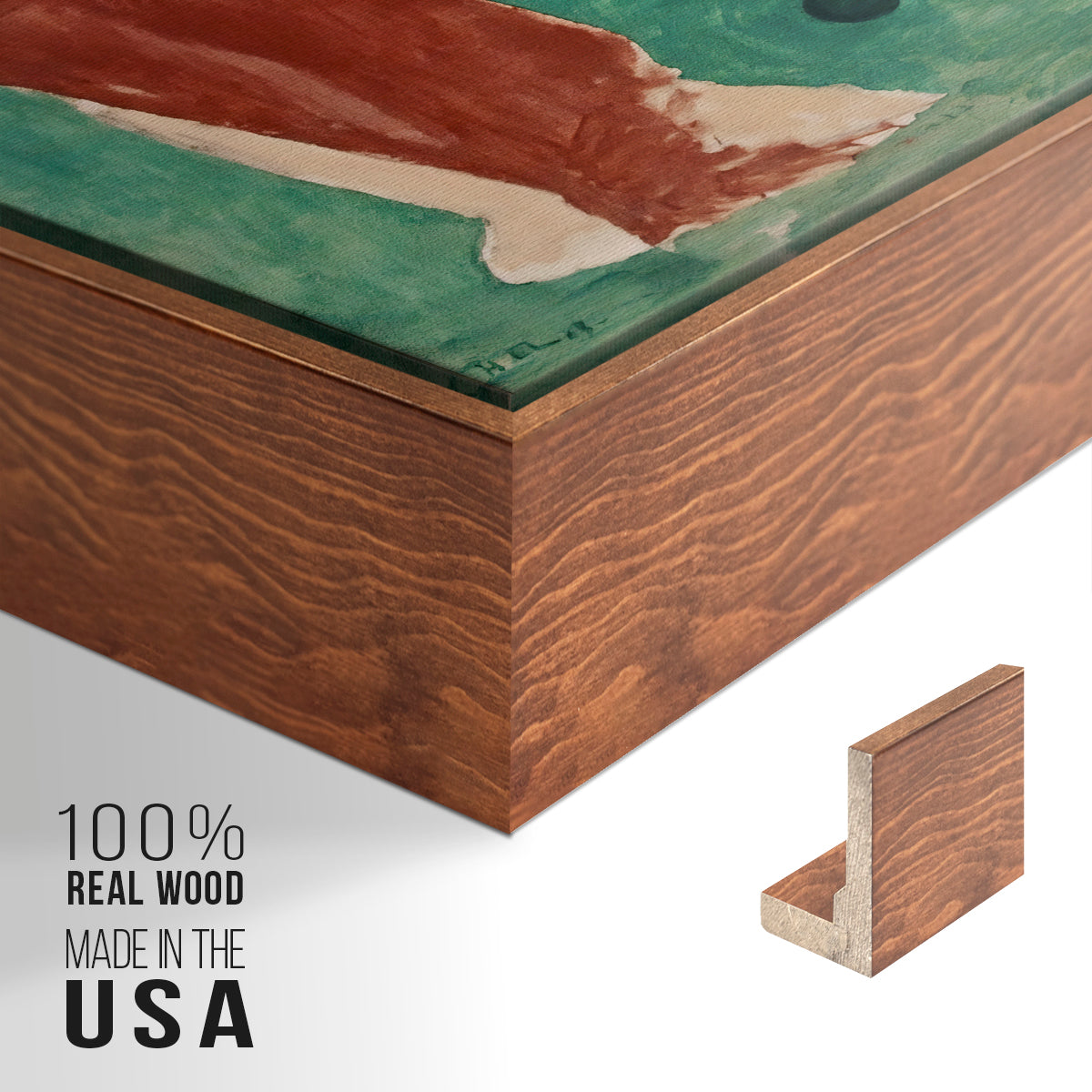 Game of Bowls, 1908 - Floater Framed Canvas Print