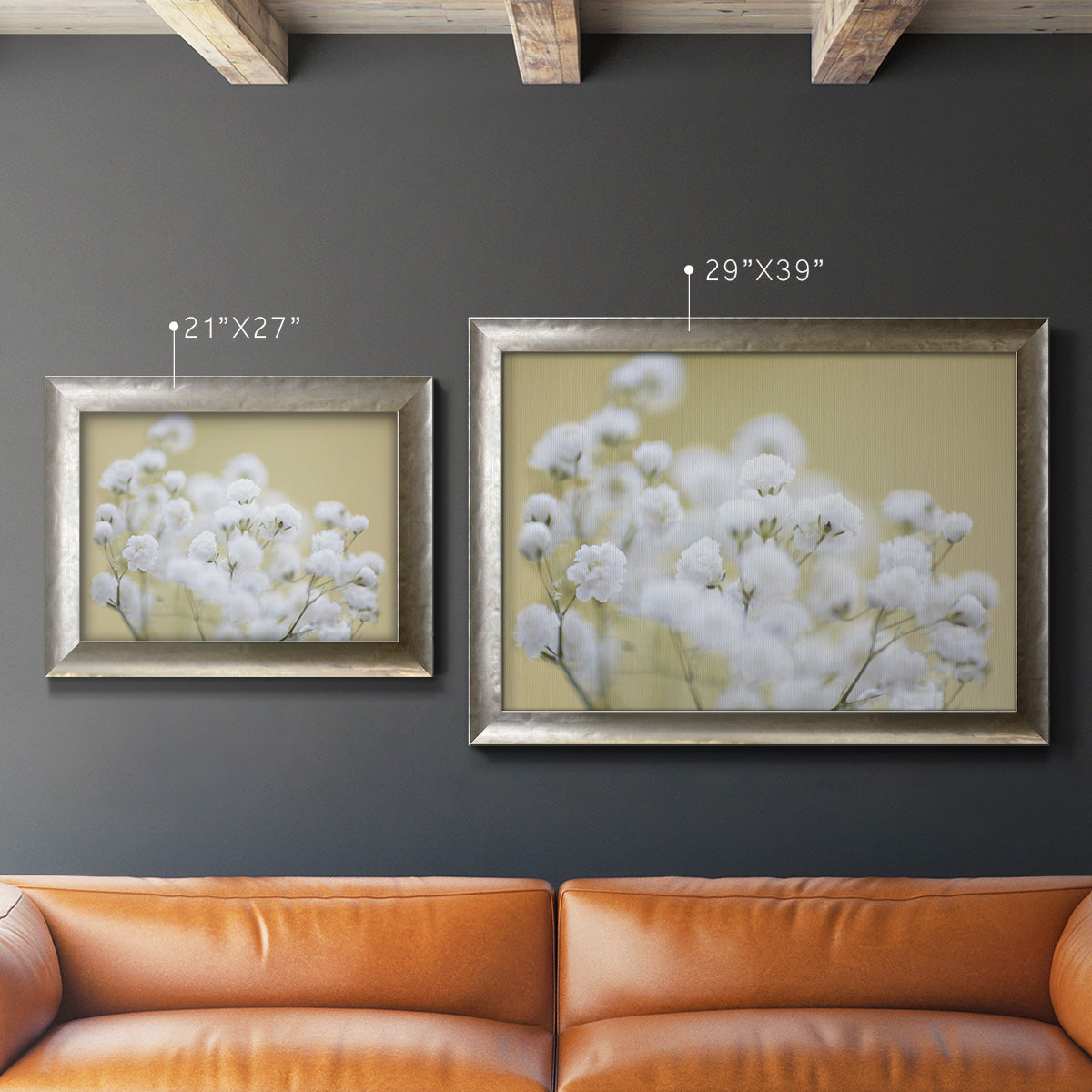 Baby's Breath Study III Premium Framed Canvas- Ready to Hang