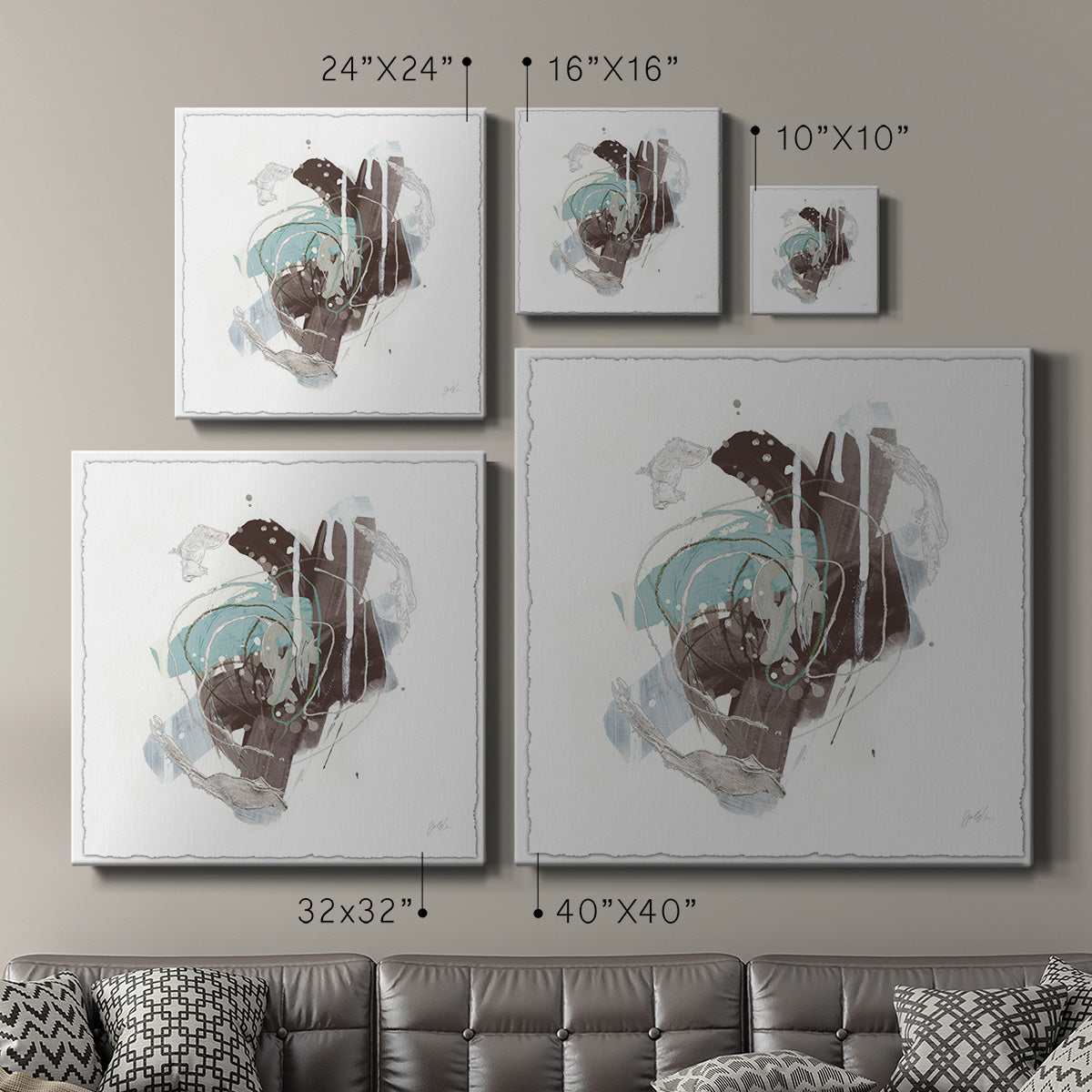 Tranquil Marks I - Canvas Art Print