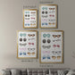 Vintage Glasses II - Modern Framed Canvas Print