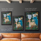 Intimate domestic genre scene by Édouard Manet in an ornate black frame with gilded inner detail shown in multiple vertical size options.