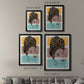 Head Wrap I - Modern Framed Canvas Print