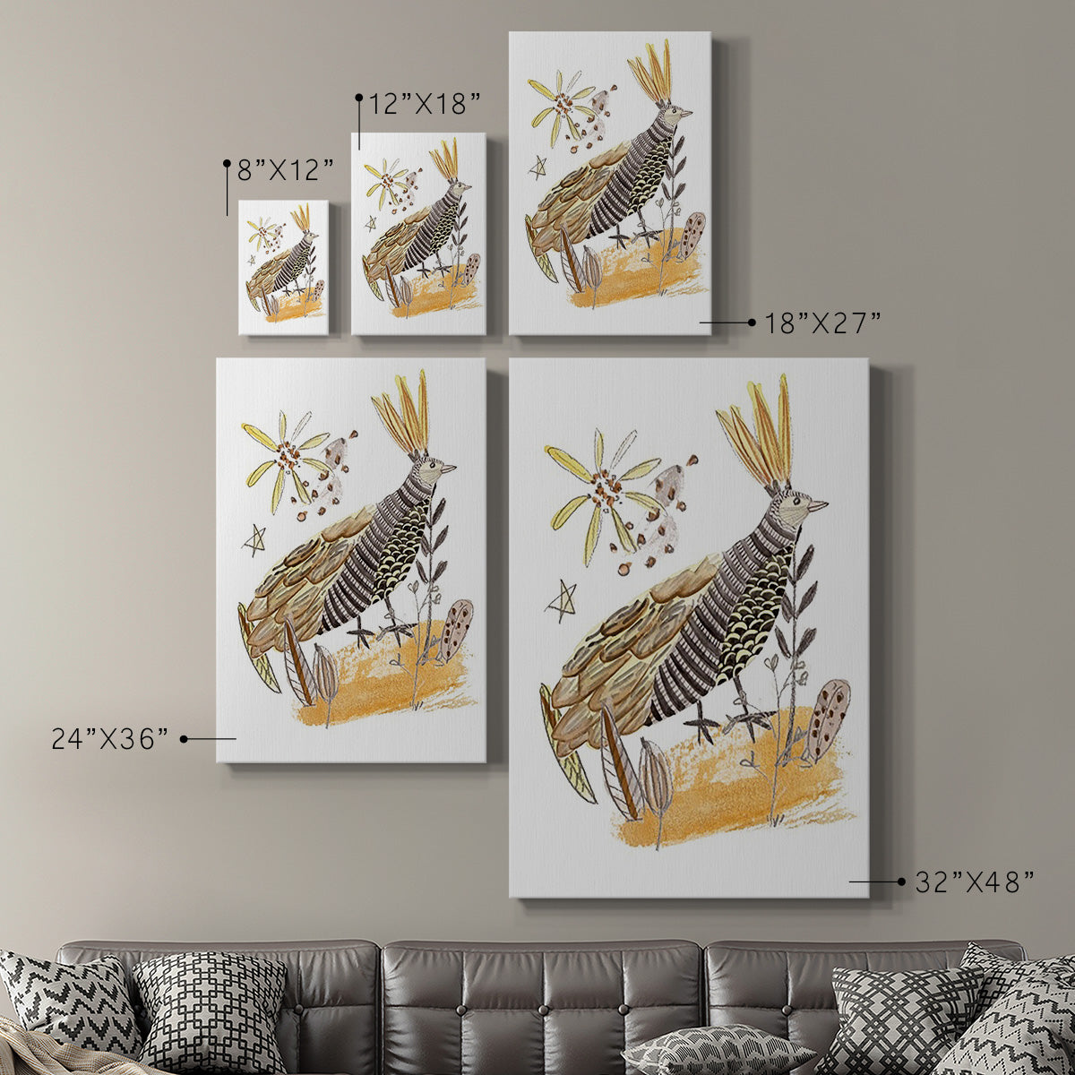 Glowing Garden at Dusk III - Canvas Art Print