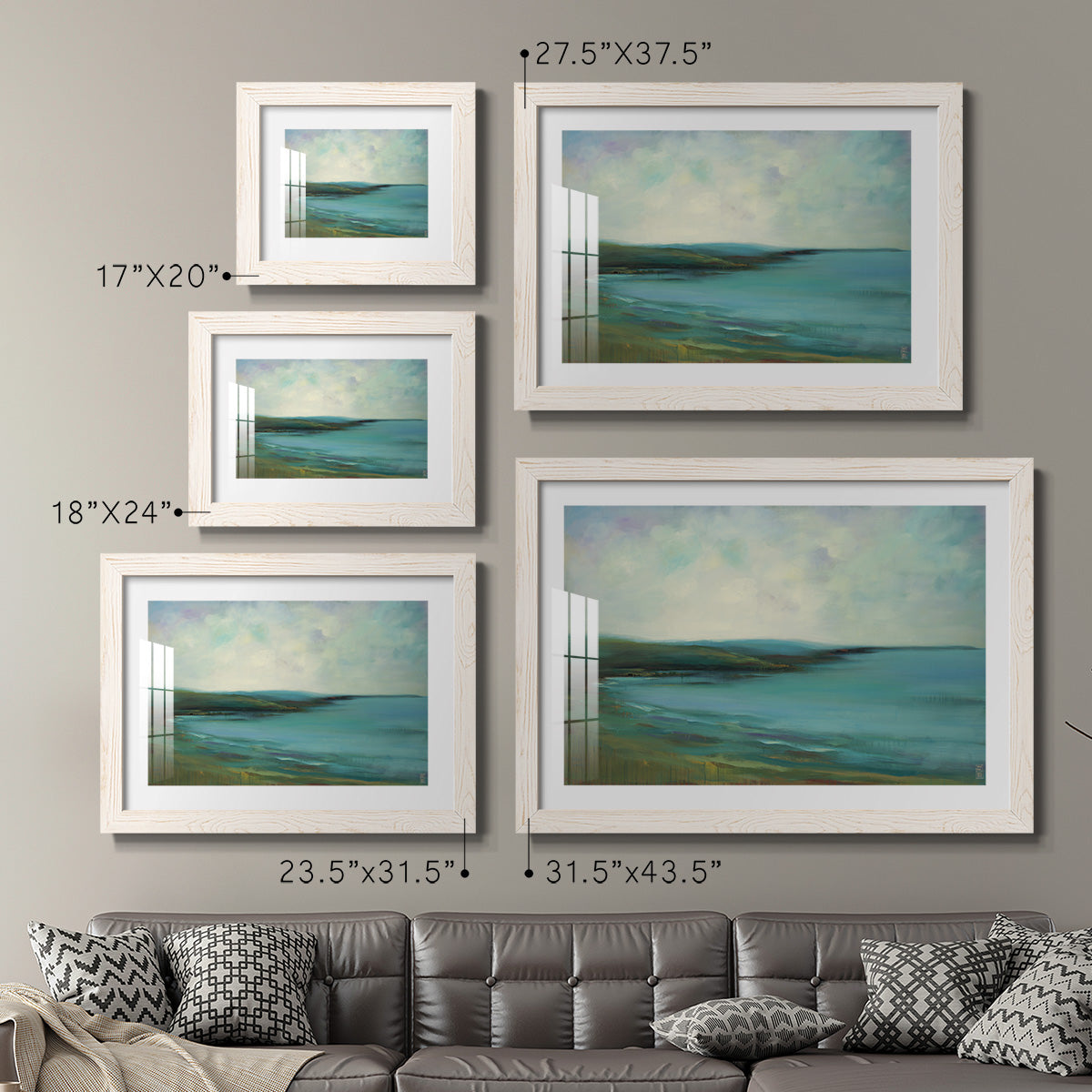 The Sound - Barnwood Framed Art Print