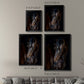 Sunlit Horses I - Modern Framed Canvas Print