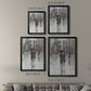 Rain in The City I - Modern Framed Canvas Print