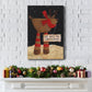 Candycane Reindeer Premium Gallery Wrapped Canvas - Ready to Hang