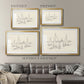 Coastal Contour Sketch II - Modern Framed Art Print