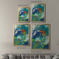 Tropical Graphics I - Modern Framed Canvas Print