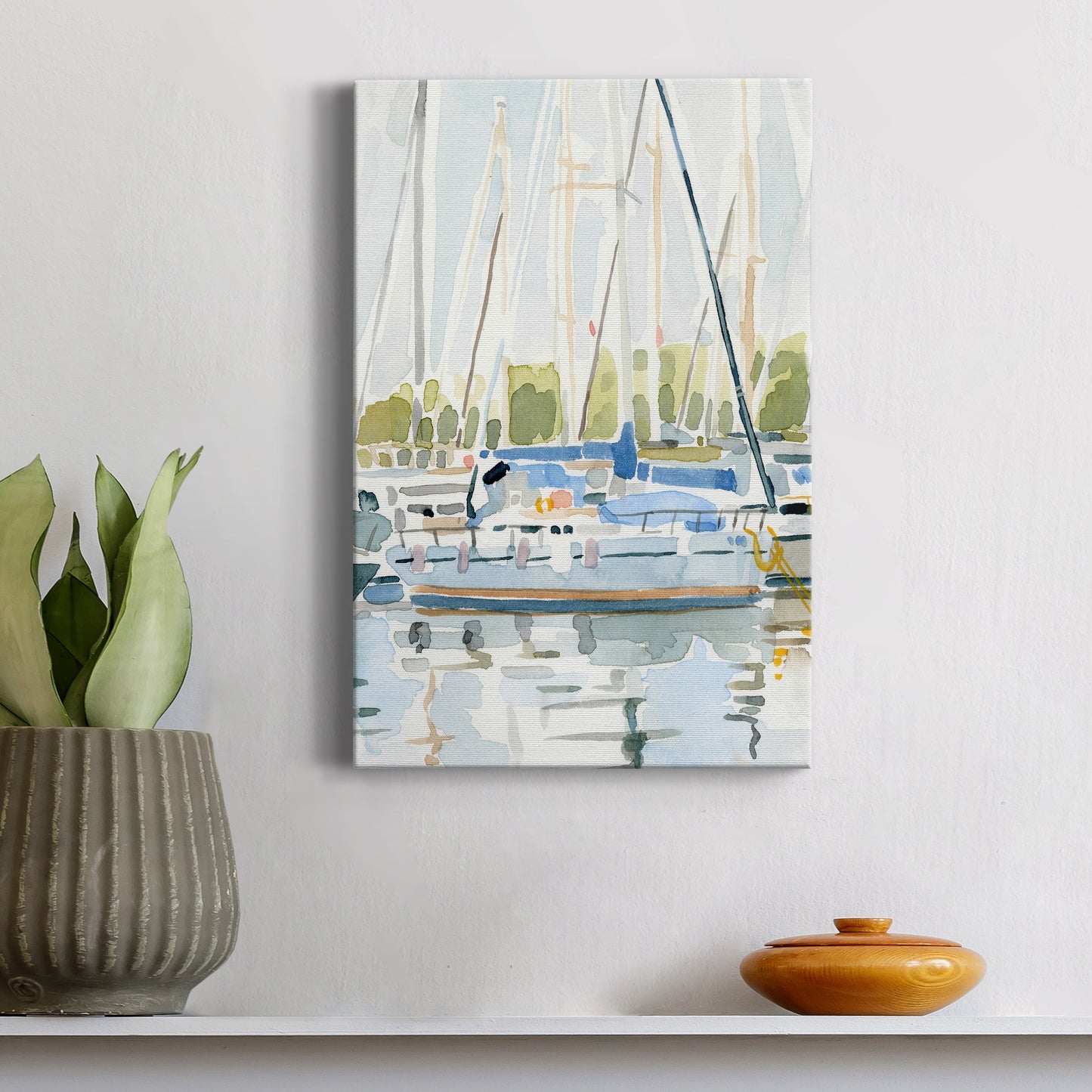 By the Bay II Premium Gallery Wrapped Canvas - Ready to Hang