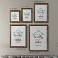 Size comparison chart for a set of two walnut barnwood framed canvas prints.