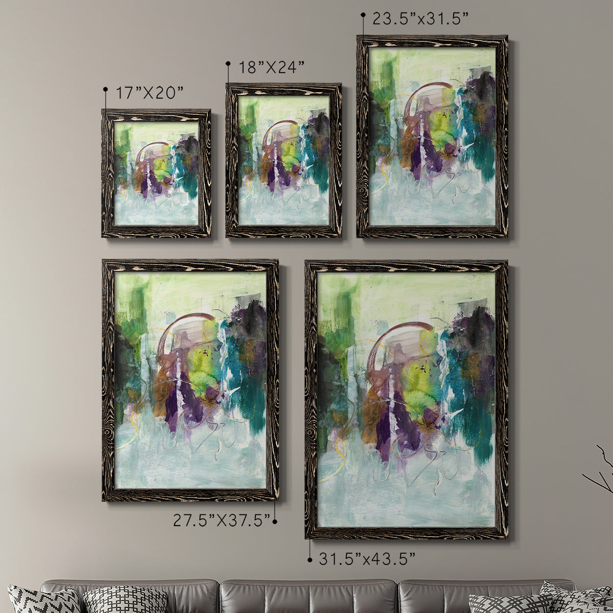 Moving On I - Premium Framed Canvas 2 Piece Set - Ready to Hang