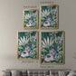 Purple Jungle Garden I - Modern Framed Canvas Print