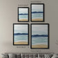 Watercolor Ocean Horizon II - Modern Framed Canvas Print