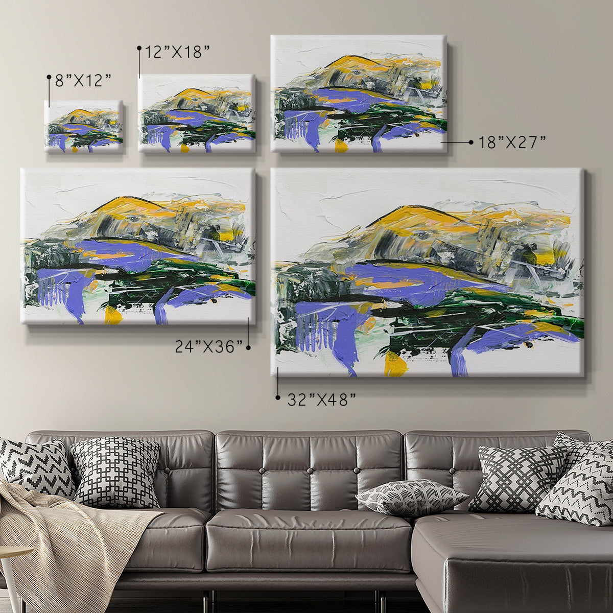 Silent Mountain V - Canvas Art Print