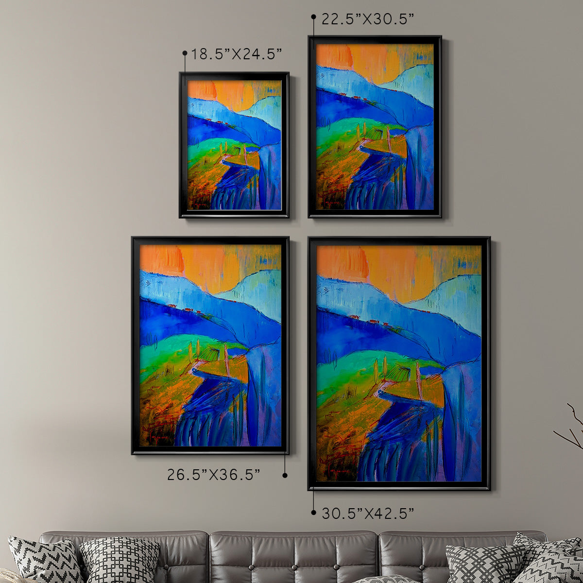 Fertile Dreams I - Modern Framed Canvas Print