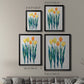 Tulips in a Row II - Modern Framed Canvas Print