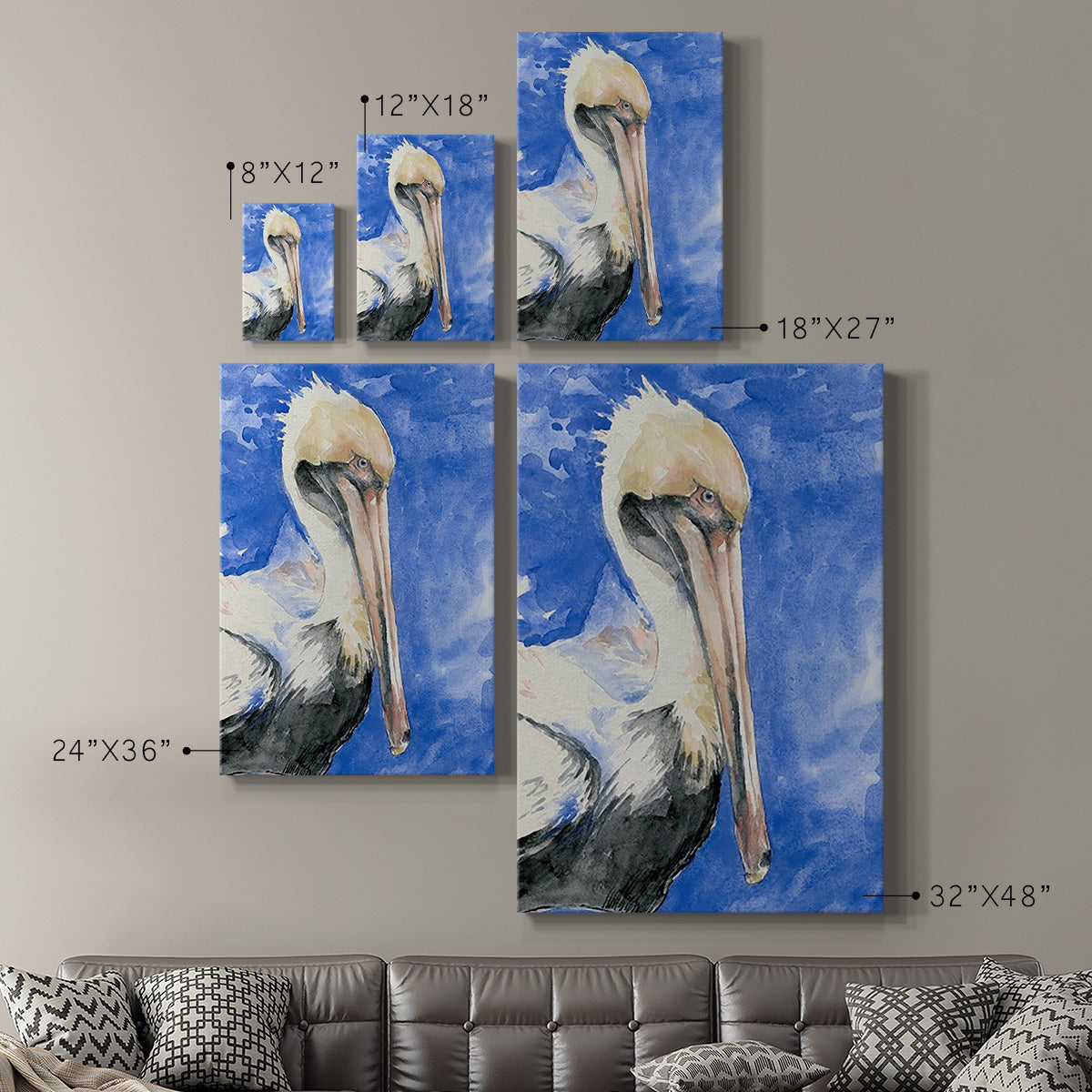 Pelican Pool I Premium Gallery Wrapped Canvas - Ready to Hang