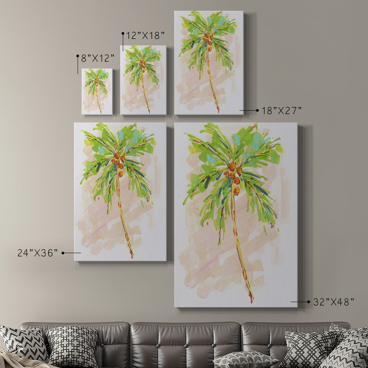 Coconut Palm I - Canvas Art Print