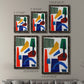 Colorful Shapes I - Premium Framed Canvas 2 Piece Set - Ready to Hang