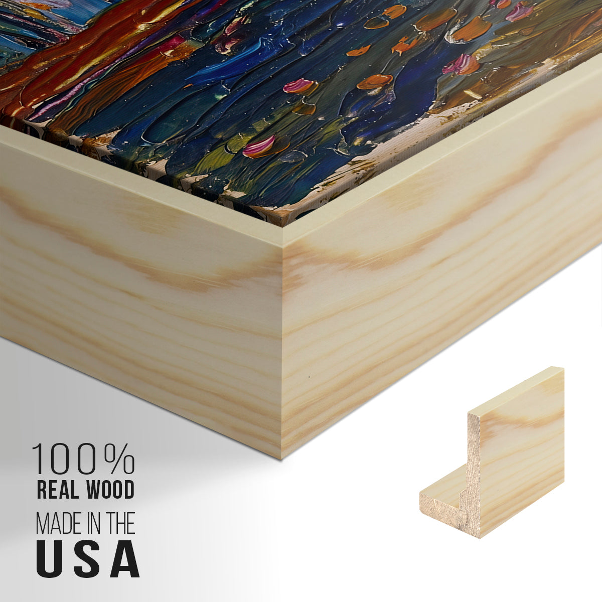 Autumn Study, 1908 - Floater Framed Canvas Print