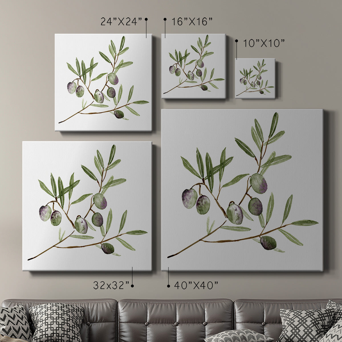 Olive Branch II - Canvas Art Print