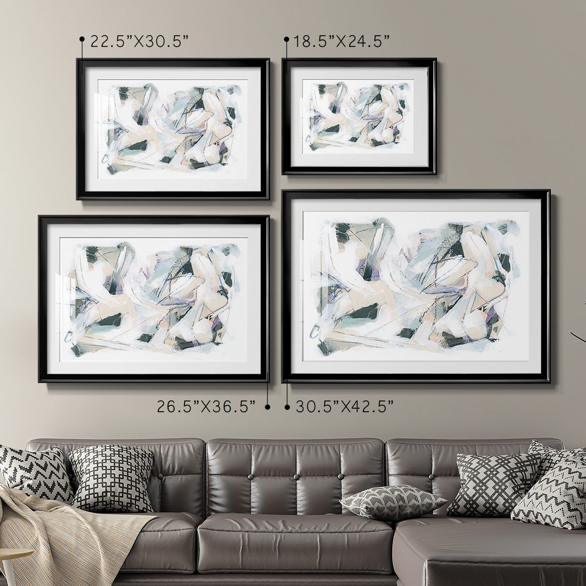 Arctic Helix I - Modern Framed Art Print